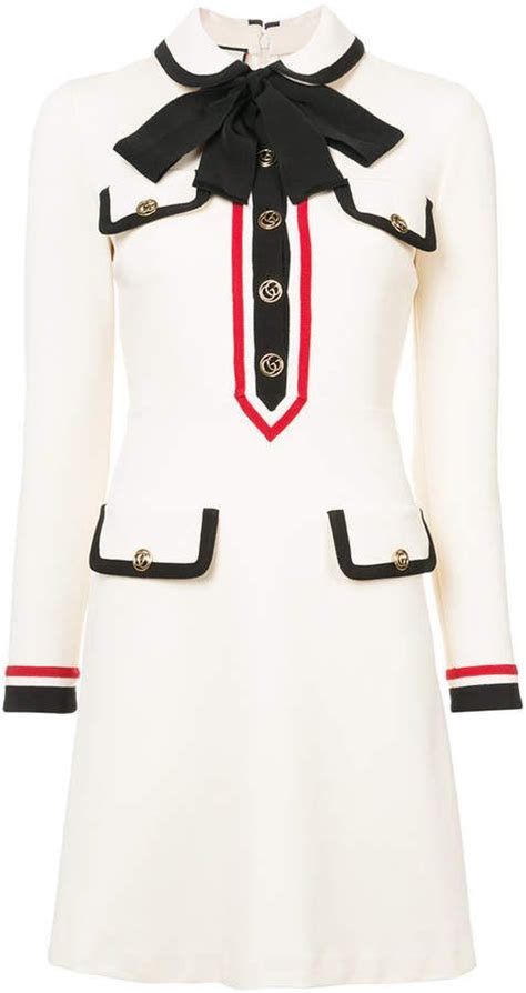 gucci jersey dress with bow|gucci jumpsuits for women.